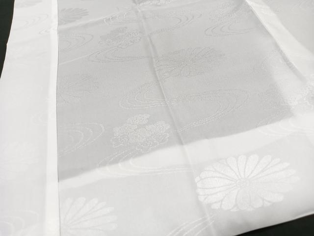 平和屋着物■長襦袢　無双仕立て　流水花地紋　洗える着物　CABI6945xe