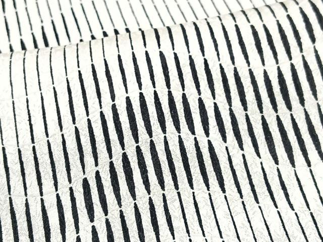 平和屋着物■上質な小紋　幾何学文様　正絹　逸品　CABI6946xe