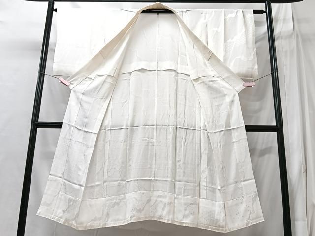 平和屋着物■長襦袢　無双仕立て　流水地紋　正絹　逸品　CABI6947xe