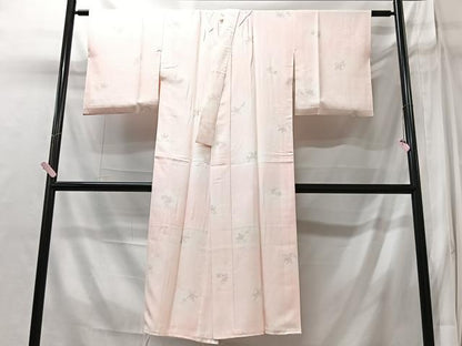 平和屋着物■長襦袢　袷　舞花文　暈し染め　正絹　逸品　CABI6948xe