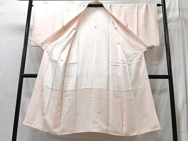 平和屋着物■長襦袢　袷　舞花文　暈し染め　正絹　逸品　CABI6948xe