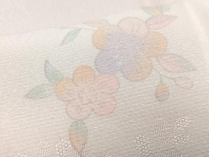 平和屋着物■長襦袢　袷　舞花文　暈し染め　正絹　逸品　CABI6948xe