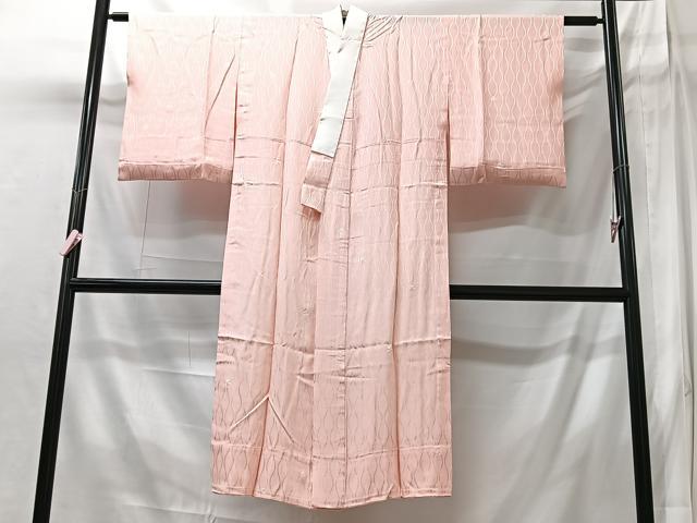 平和屋着物■長襦袢　無双仕立て　絞り　立涌地紋　正絹　逸品　CABI6949xe