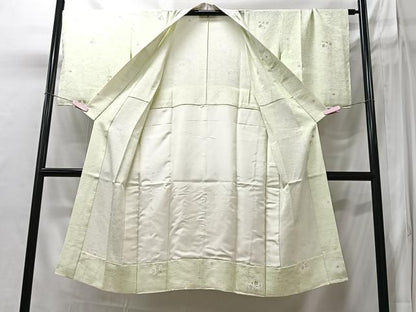 平和屋着物■長襦袢　無双仕立て　舞花文　暈し染め　正絹　逸品　CABI6953xe