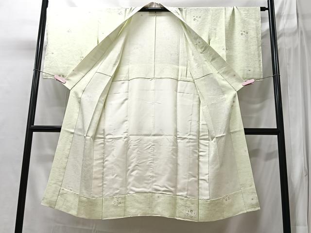 平和屋着物■長襦袢　無双仕立て　舞花文　暈し染め　正絹　逸品　CABI6953xe