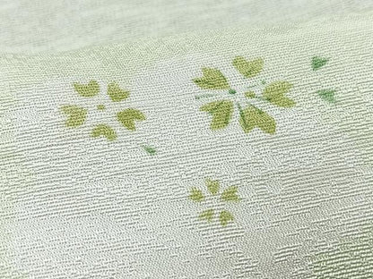 平和屋着物■長襦袢　無双仕立て　舞花文　暈し染め　正絹　逸品　CABI6953xe