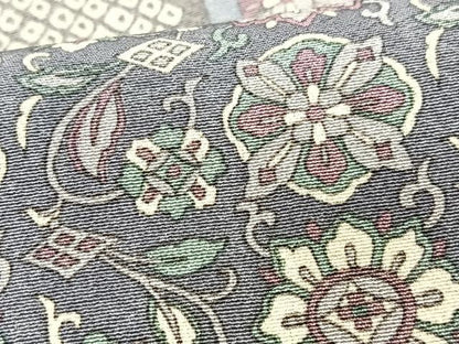 平和屋着物■上質な小紋　花唐草文　正絹　逸品　CABI6955xe