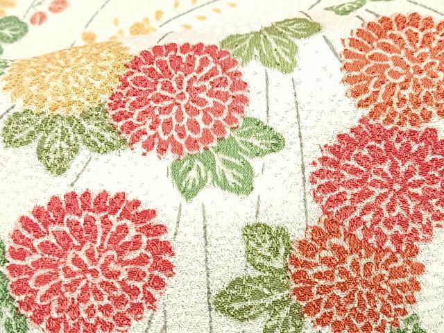 平和屋着物■上質な小紋　草花文　正絹　逸品　未使用　CABI6958xe