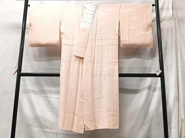 平和屋着物■長襦袢　無双仕立て　遠山地紋　正絹　逸品　CABI6959xe