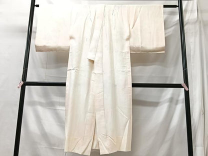 平和屋着物■長襦袢　無双仕立て　舞花地紋　正絹　逸品　CABI6962xe
