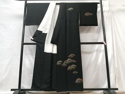 平和屋着物■訪問着　立波文　金彩　正絹　逸品　CABI6965xe