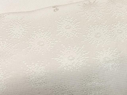 平和屋着物■長襦袢　無双仕立て　草花地紋　正絹　逸品　CABI6976xe