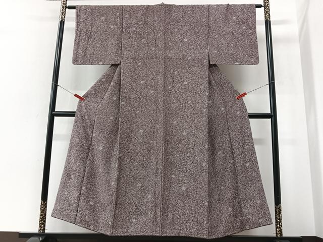 平和屋着物■上質な小紋　葉尽くし　正絹　逸品　CABI6977xe