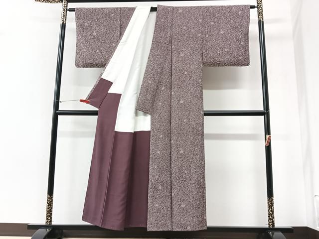 平和屋着物■上質な小紋　葉尽くし　正絹　逸品　CABI6977xe