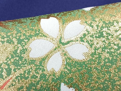 平和屋着物■訪問着　舞桜文　暈し染め　金彩　洗える着物　CABI6985xe