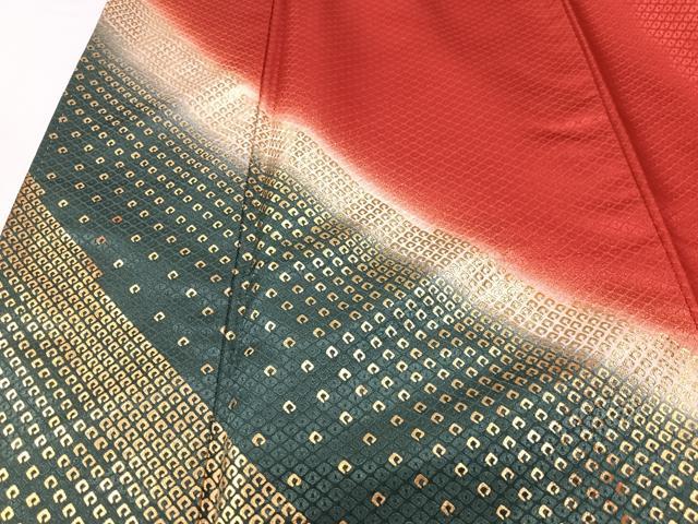 平和屋着物■訪問着　箔散らし　金彩　洗える着物　CABI6989xe