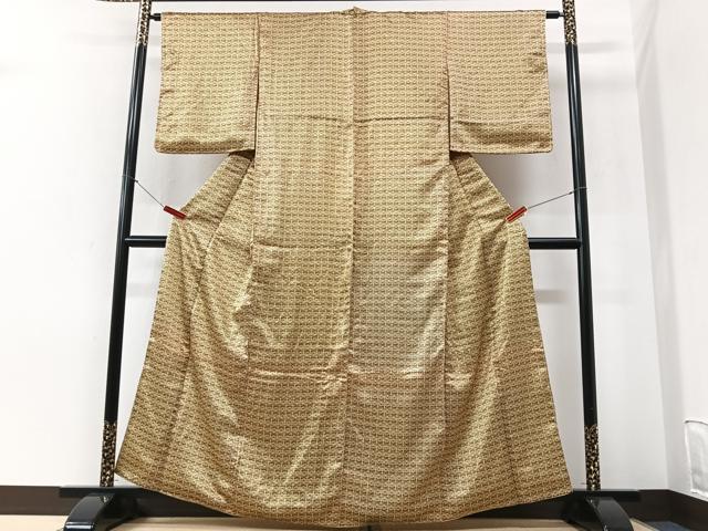 平和屋着物■小紋　幾何学文様　洗える着物　CABI6991xe