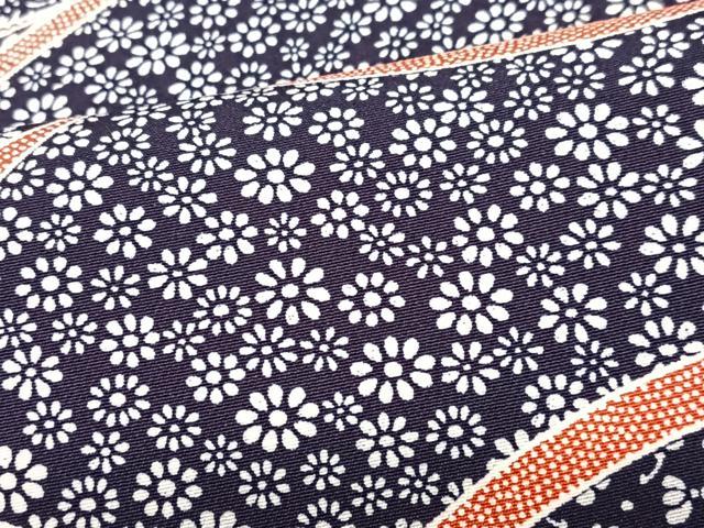 平和屋着物■上質な小紋　芝草花尽くし　正絹　逸品　CABI6999xe
