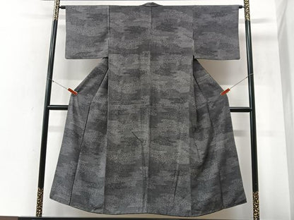 平和屋着物■江戸小紋　鮫小紋柄　正絹　逸品　CABI7001xe
