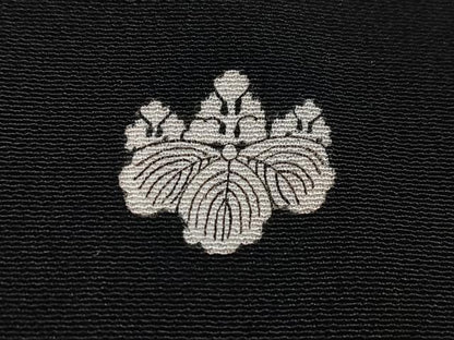 平和屋着物■豪華黒留袖　扇面吉祥花鳥文　金彩　正絹　逸品　CABI7011xe