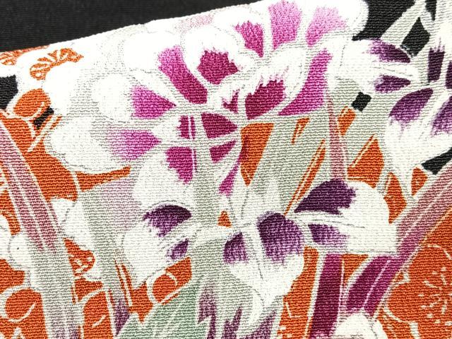 平和屋着物■豪華黒留袖　渡り橋花車文　正絹　逸品　CABI7013xe