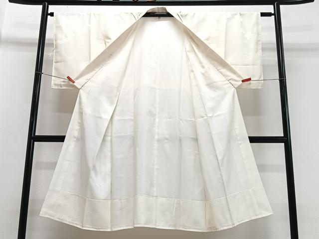 平和屋着物■長襦袢　袷　舞花地紋　正絹　逸品　CABI7031xe