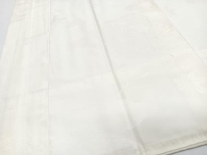 平和屋着物■長襦袢　袷　舞花地紋　正絹　逸品　CABI7031xe