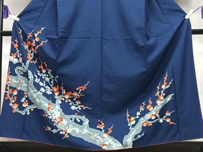 平和屋着物■訪問着　枝梅文　洗える着物　CABI7044xe