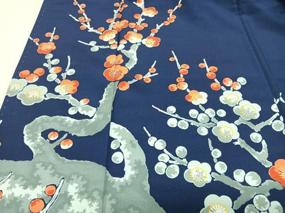 平和屋着物■訪問着　枝梅文　洗える着物　CABI7044xe