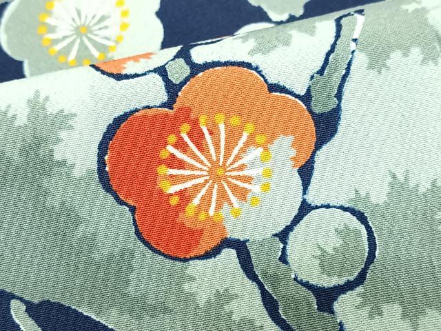 平和屋着物■訪問着　枝梅文　洗える着物　CABI7044xe