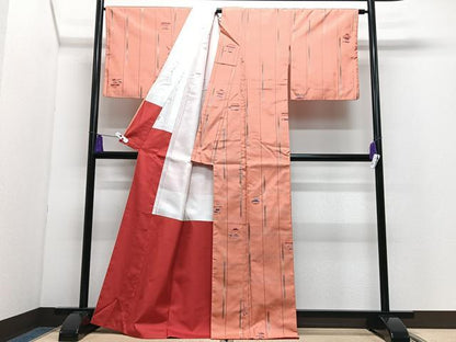 平和屋着物■西陣　紬　舞花文　そごう百貨店　証紙付き　正絹　逸品　CABI7046xe