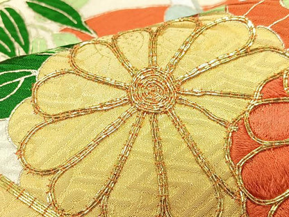 平和屋着物■豪華振袖　駒刺繍　絞り　雲取り風景文　金彩　今野屋扱い　正絹　逸品　CABI7060xe