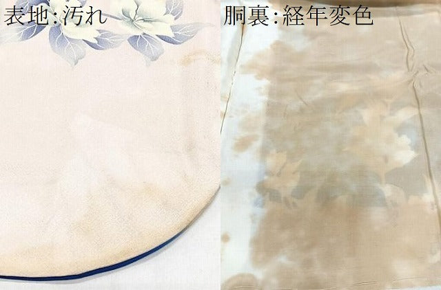 平和屋着物■豪華振袖　駒刺繍　草花文　暈し染め　金彩　正絹　逸品　CABI7064xe