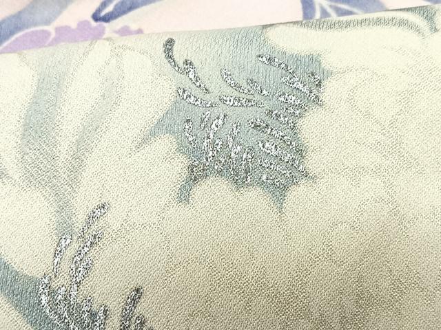 平和屋着物■豪華振袖　駒刺繍　草花文　暈し染め　金彩　正絹　逸品　CABI7064xe