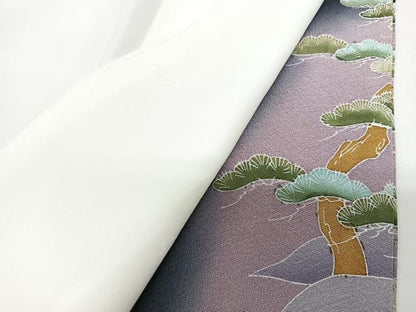 平和屋着物■豪華黒留袖　作家物　人物風景立波文　暈し染め　金彩　正絹　逸品　CABI7075xe