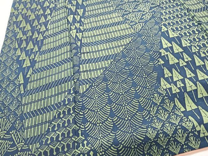 平和屋着物■上質な小紋　幾何学文様　正絹　逸品　CABI7085xe