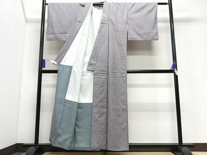 平和屋着物■江戸小紋　葡萄小紋柄　正絹　逸品　CABI7089xe