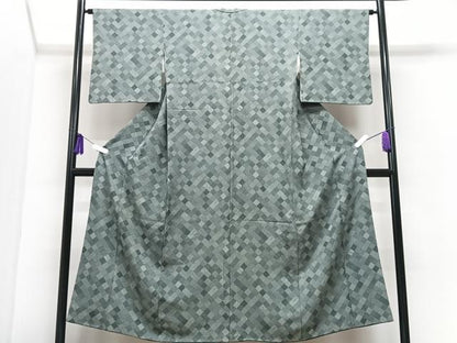 平和屋着物■江戸小紋　寄せ小紋柄　正絹　逸品　CABI7093xe