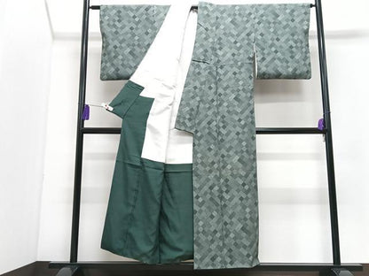 平和屋着物■江戸小紋　寄せ小紋柄　正絹　逸品　CABI7093xe
