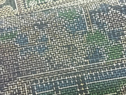 平和屋着物■上質な紬　風景花文　正絹　逸品　CABI7095xe