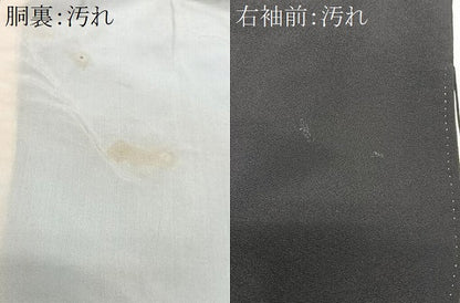 平和屋着物■豪華黒留袖　駒刺繍　飛鶴雲取り花文　金彩　正絹　逸品　CABI7096xe