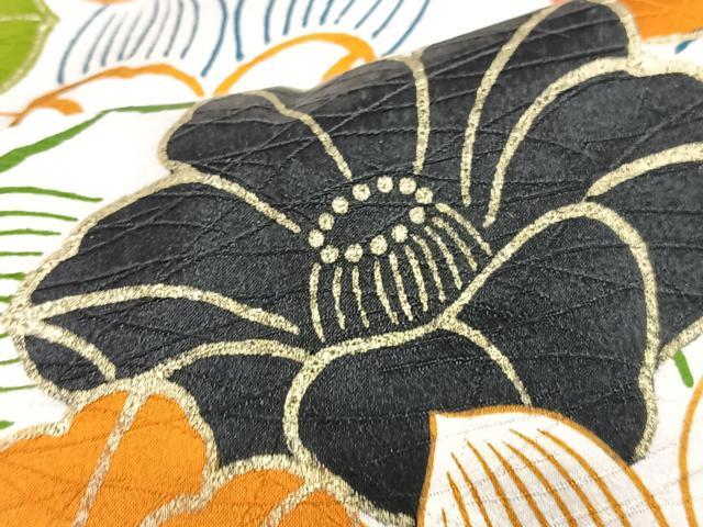 平和屋着物■訪問着　舞花文　椿　金彩　正絹　逸品　CABI7133xe