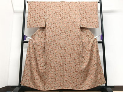 平和屋着物■上質な小紋　狩猟文　正絹　逸品　CABI7135xe