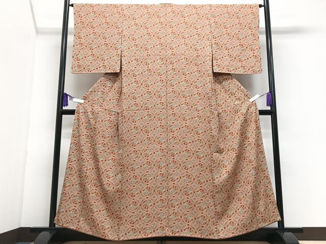 平和屋着物■上質な小紋　狩猟文　正絹　逸品　CABI7135xe