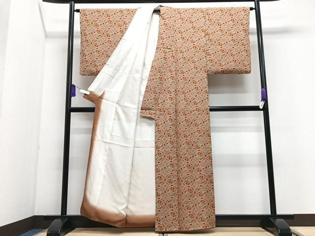 平和屋着物■上質な小紋　狩猟文　正絹　逸品　CABI7135xe