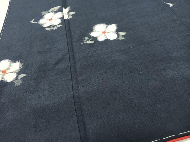 平和屋着物■上質な紬　舞花文　正絹　逸品　未使用　CABI7142xe
