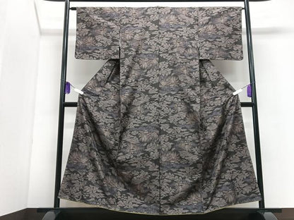 平和屋着物■本場大島紬　9マルキ　風景文　正絹　逸品　未使用　CABI7145xe