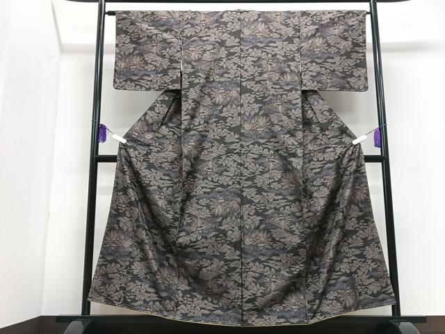 平和屋着物■本場大島紬　9マルキ　風景文　正絹　逸品　未使用　CABI7145xe