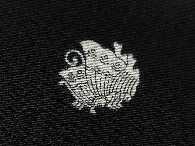 平和屋着物■豪華黒留袖　駒刺繍　御所車扇面花松文　金彩　正絹　逸品　CABI7152xe
