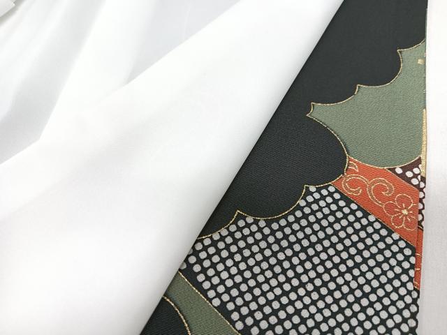 平和屋着物■豪華黒留袖　御所車吉祥花文　金彩　正絹　逸品　CABI7157xe